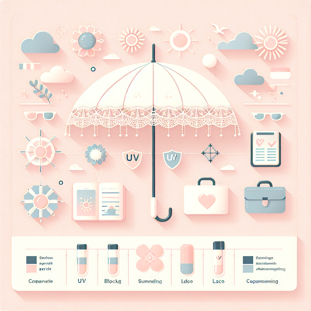 레이스 양산 자외선 차단 효과 비교 분석