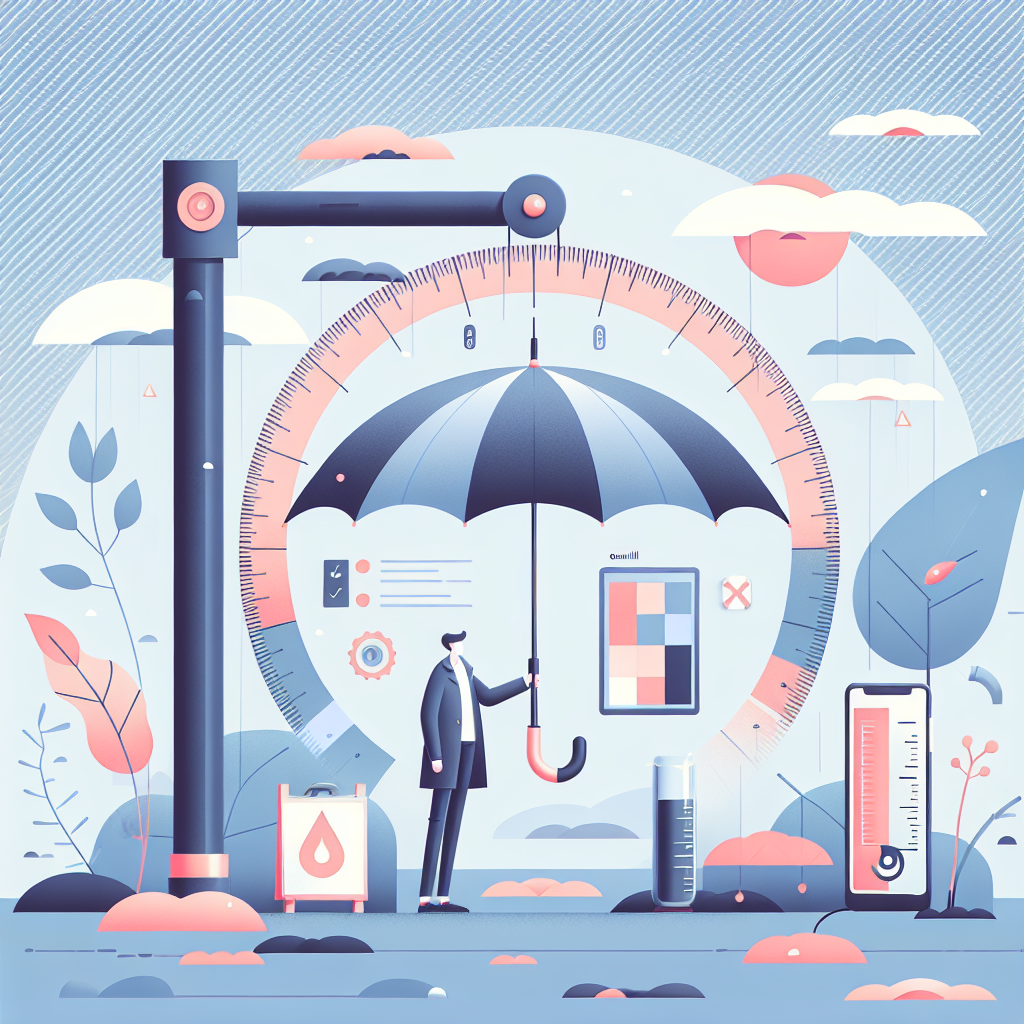 양산 바람 저항성 테스트 진행 모습