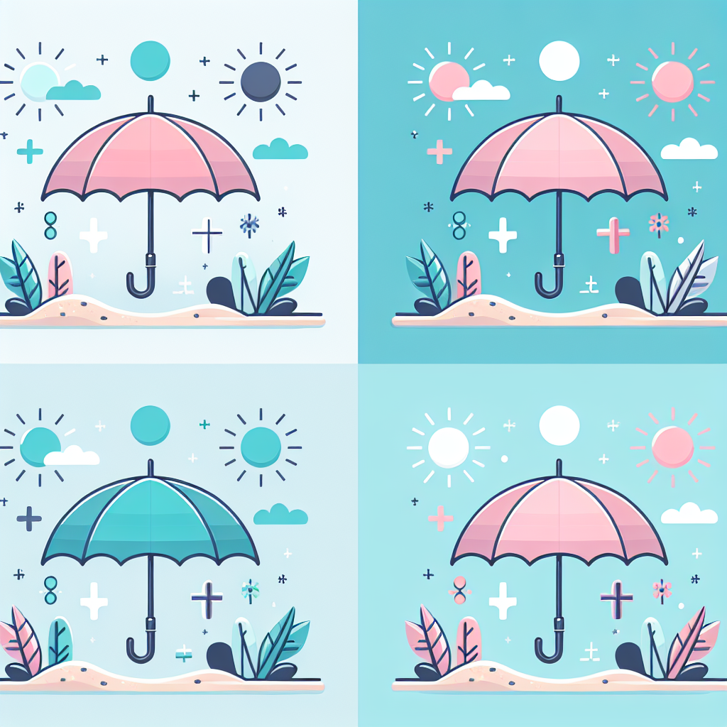 양산 색깔별 자외선 차단 효과 비교 분석