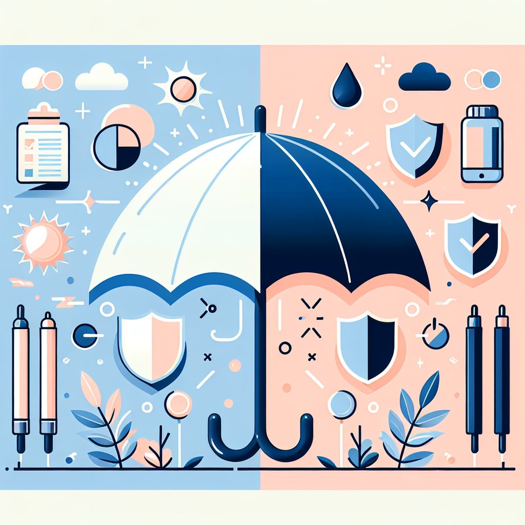 양산 자외선 차단 효과 비교