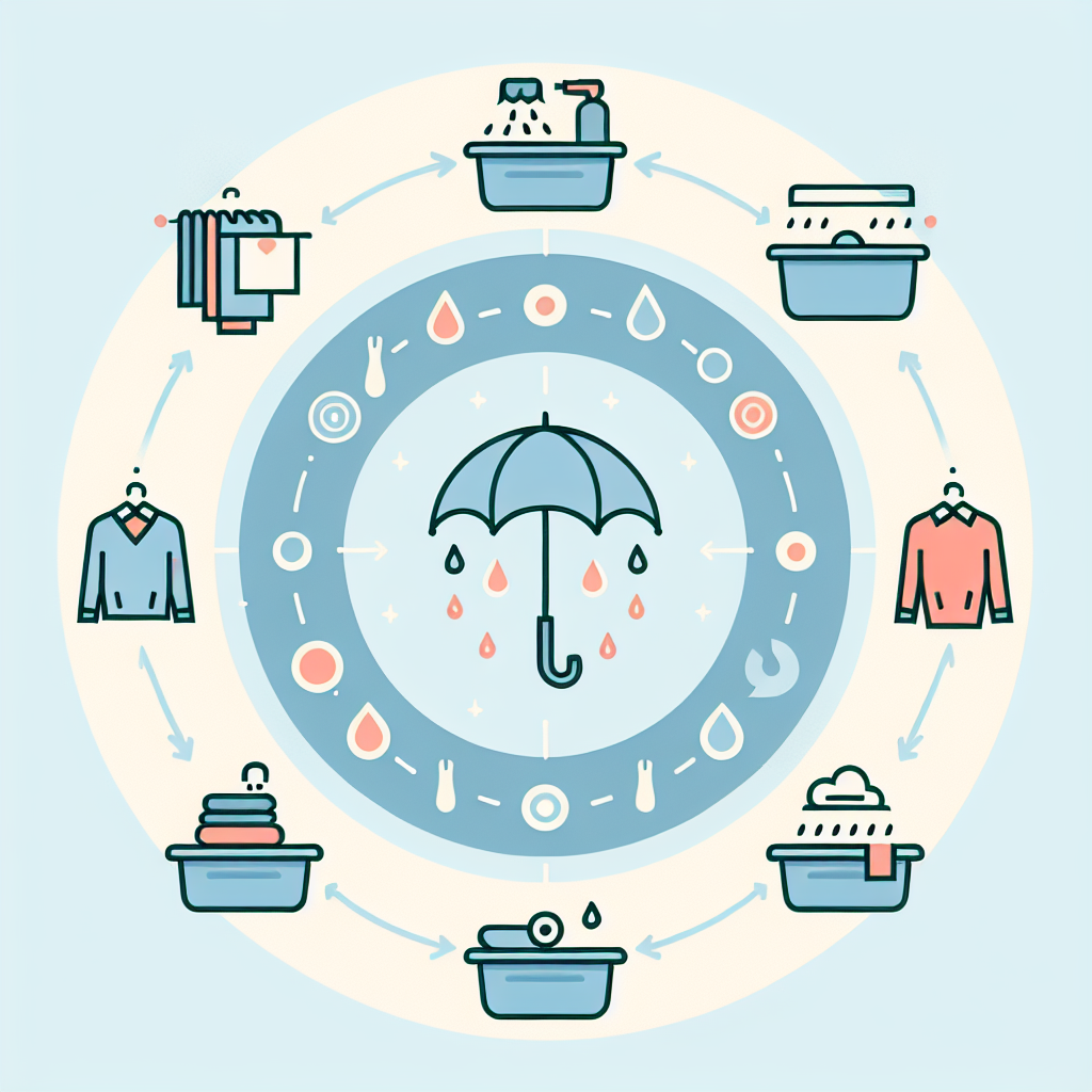 양산 세탁 단계별 과정