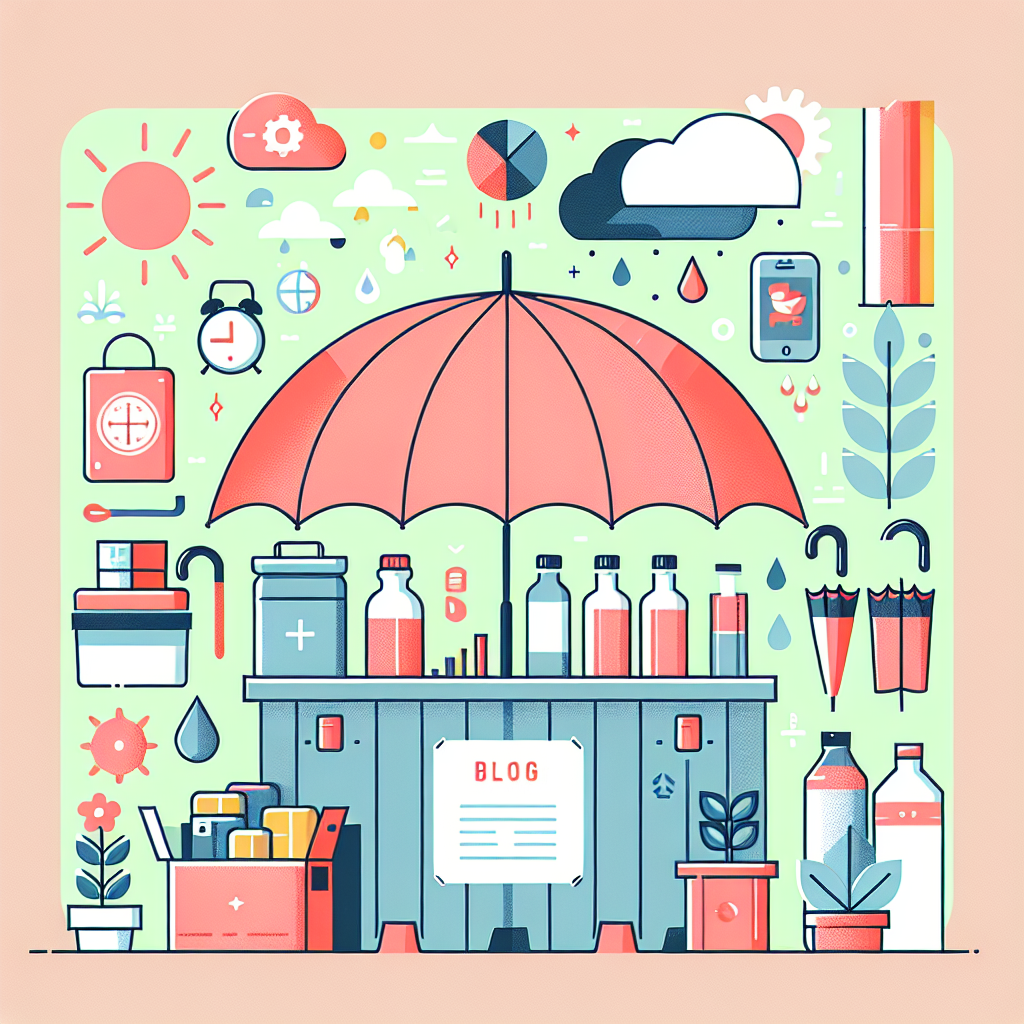 양산 보관 방법과 환경 조건