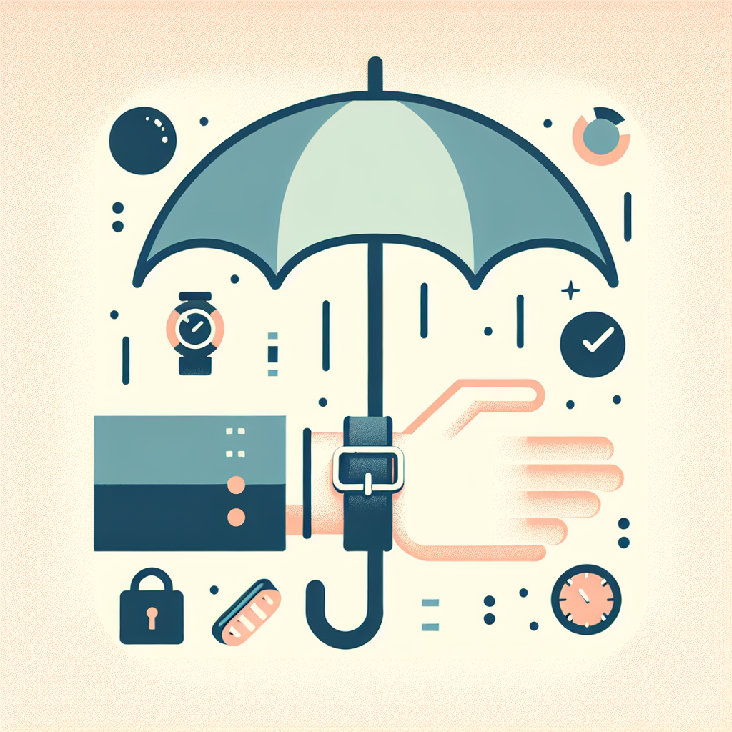 양산 손목 끈의 중요성을 보여주는 이미지