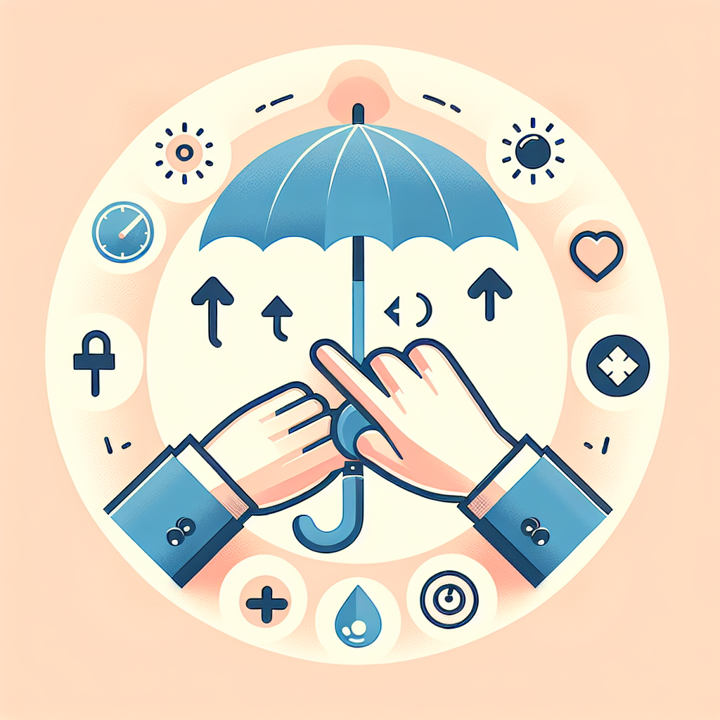 양산 손목 끈 올바른 착용법