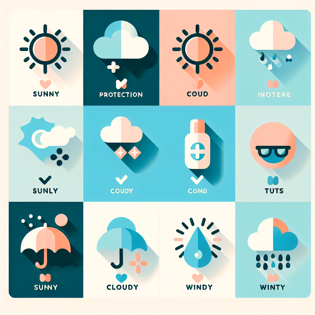 날씨별 자외선 차단 전략 가이드