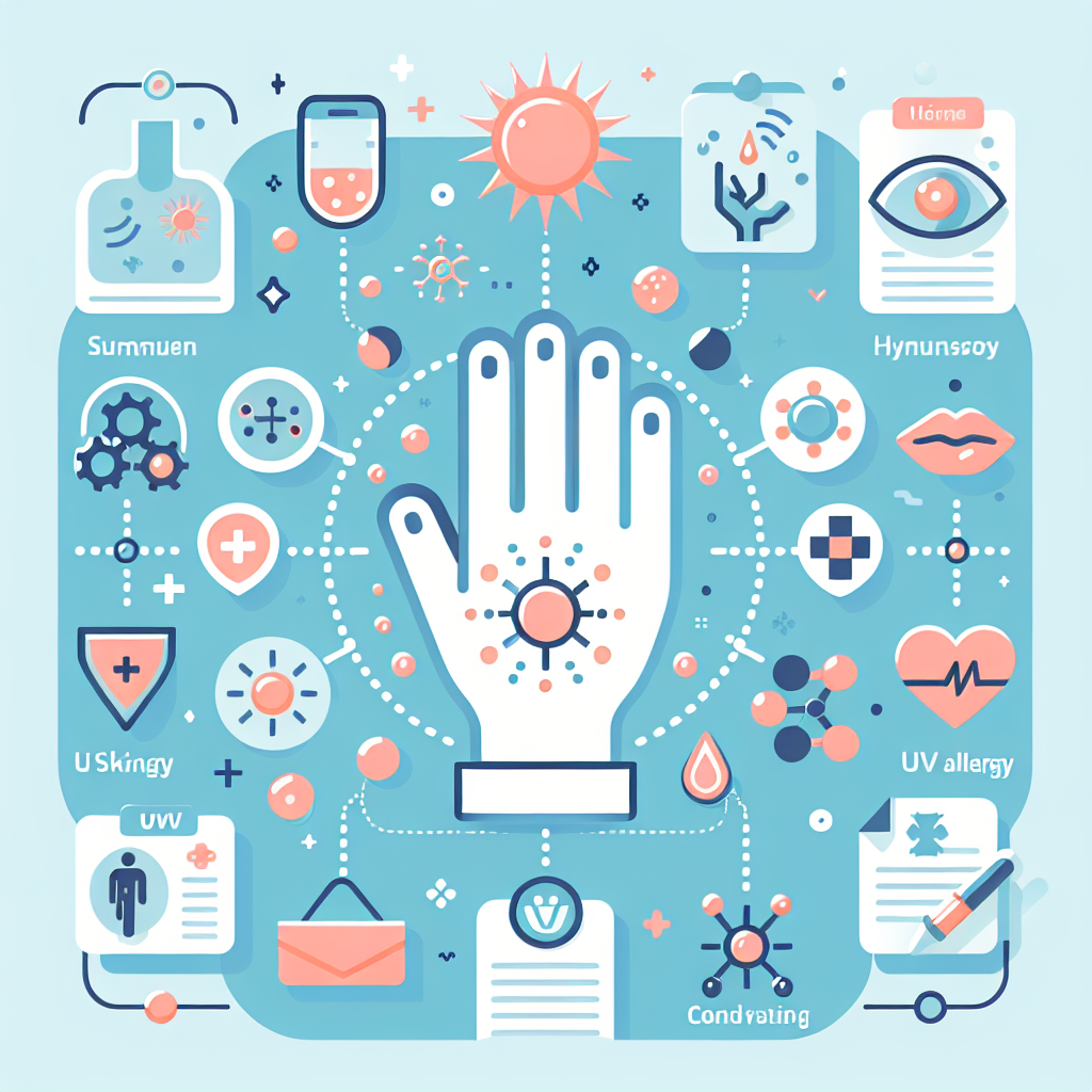 자외선 알레르기 발생 메커니즘과 증상 예시