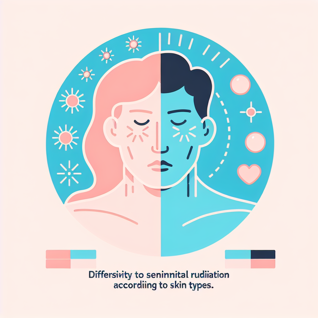 피부 타입별 자외선 민감도 차이