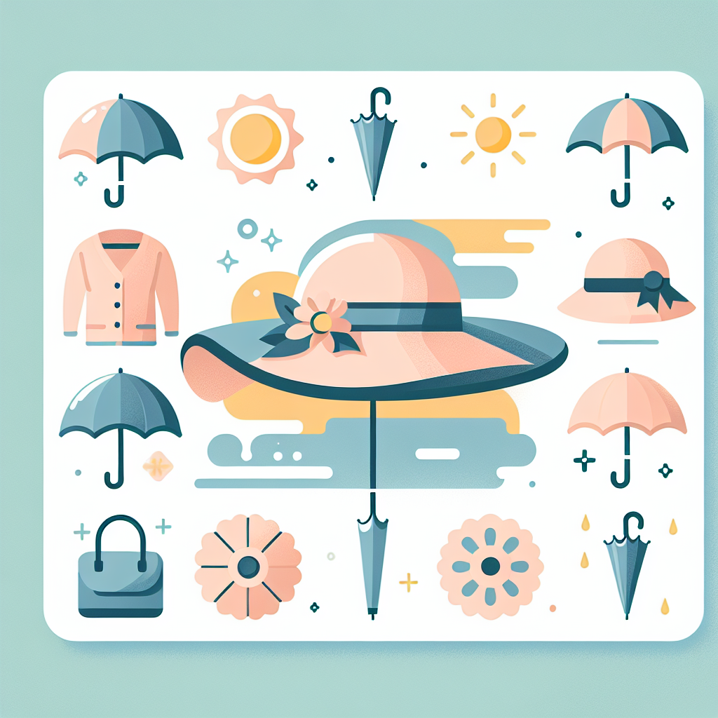 상황별 모자와 양산 선택 가이드