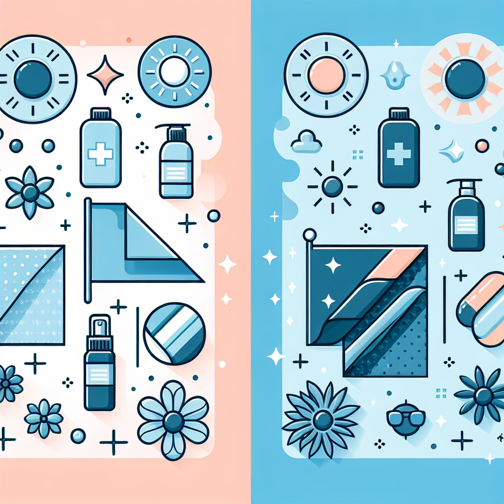 자외선 차단 원단 종류별 특징 비교