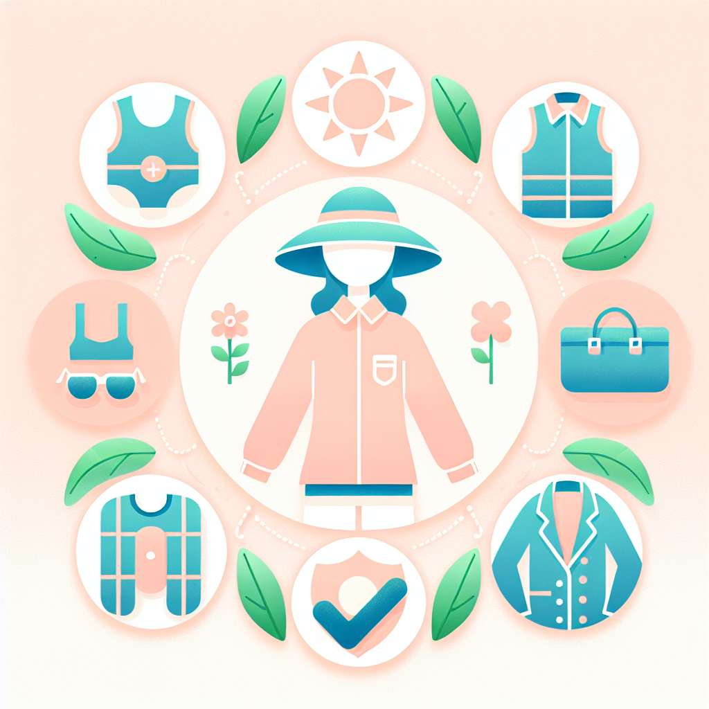 야외활동별 자외선 차단 의류 선택 가이드