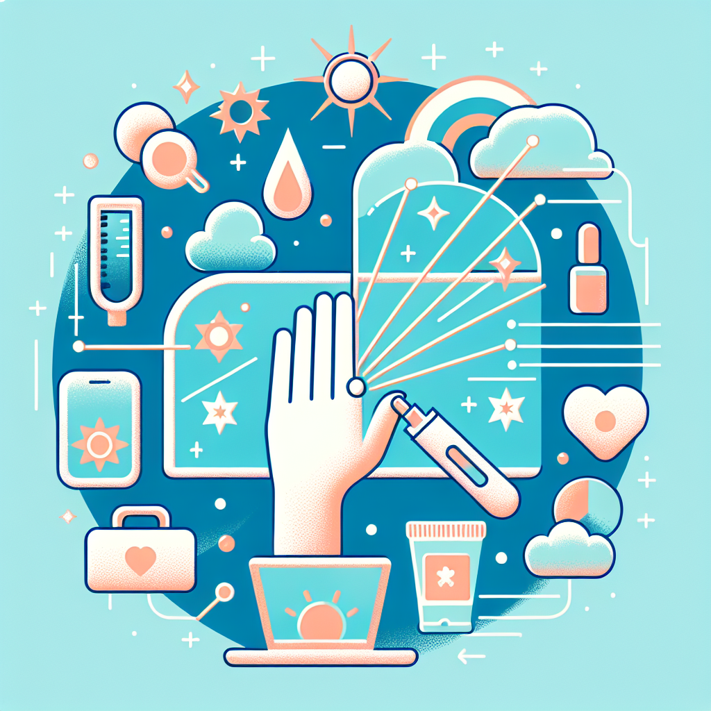 창문을 통한 자외선 침투와 피부 손상 과정