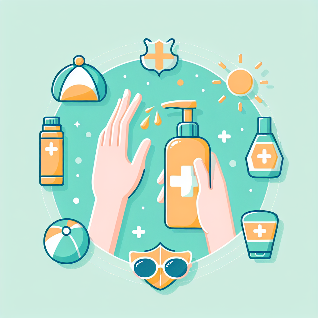 야외활동 시 자외선 차단제 재도포 방법