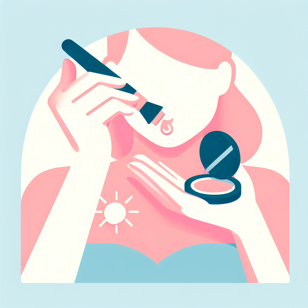 화장 위 자외선 차단제 재도포 방법