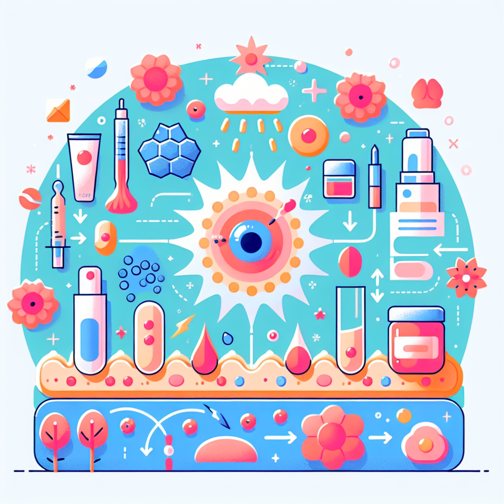 자외선으로 인한 피부 세포 손상 과정