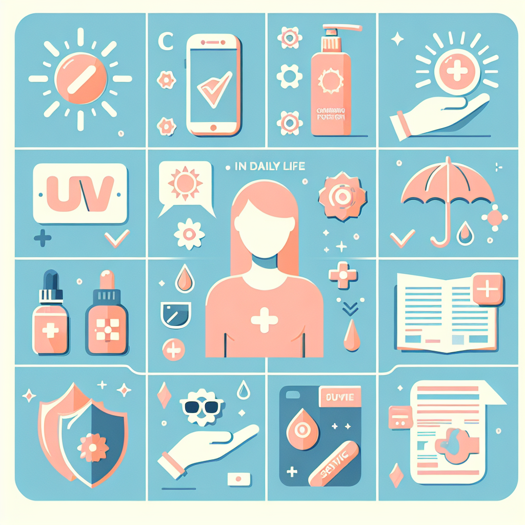 일상생활 속 자외선 차단 실천법