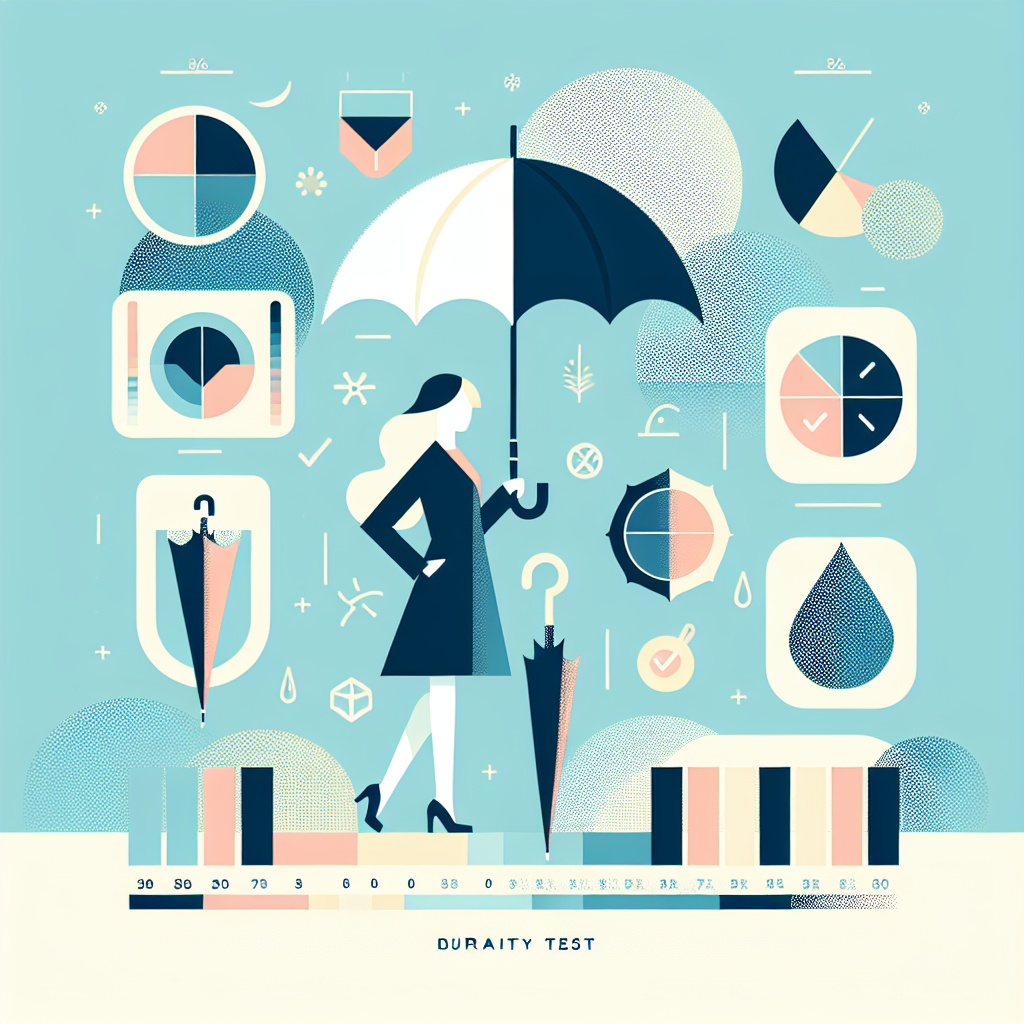 접이식 양산 내구성 테스트 비교 이미지