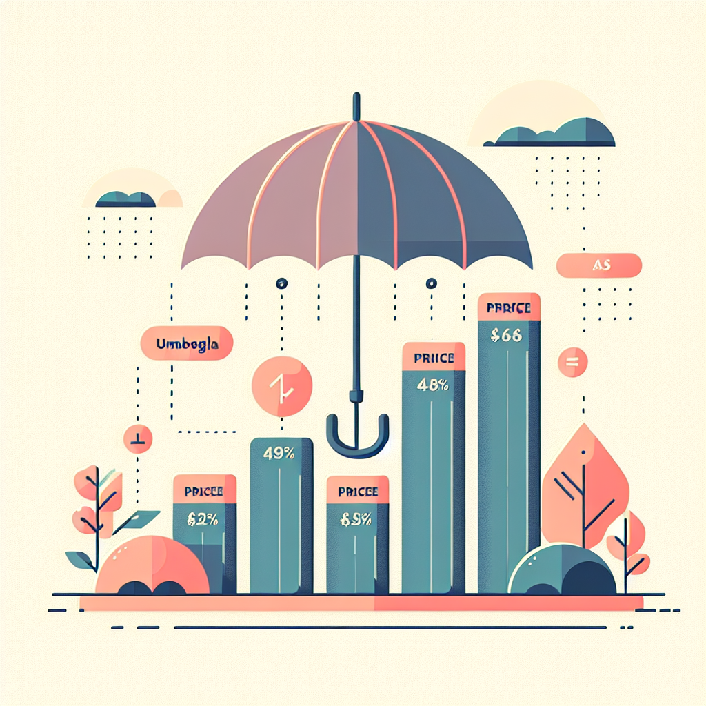 가격대별 양산 내구성 그래프