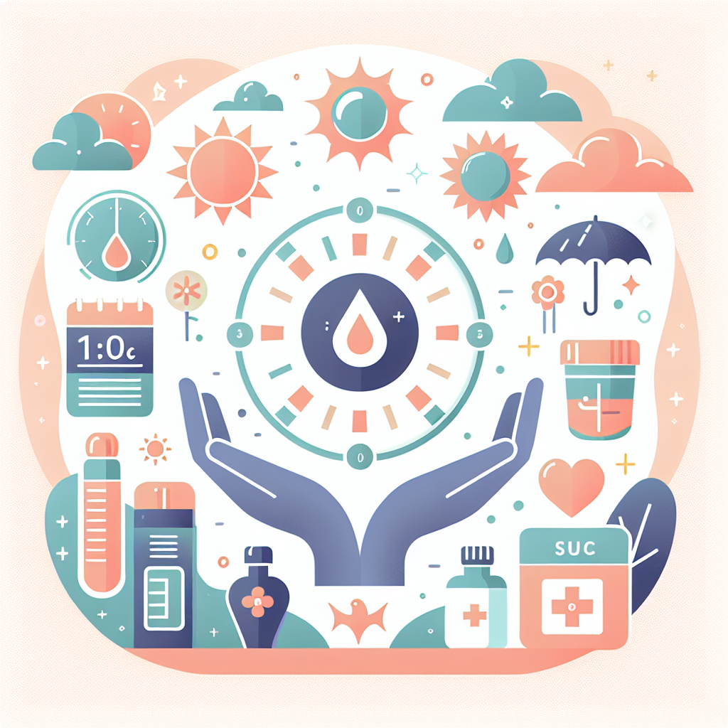 시간대별 자외선 강도와 보호 방법