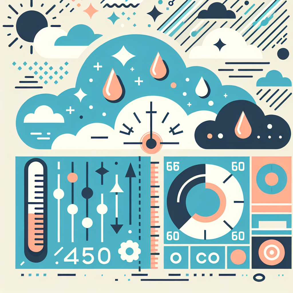 흐린 날 자외선 양을 측정하는 모습