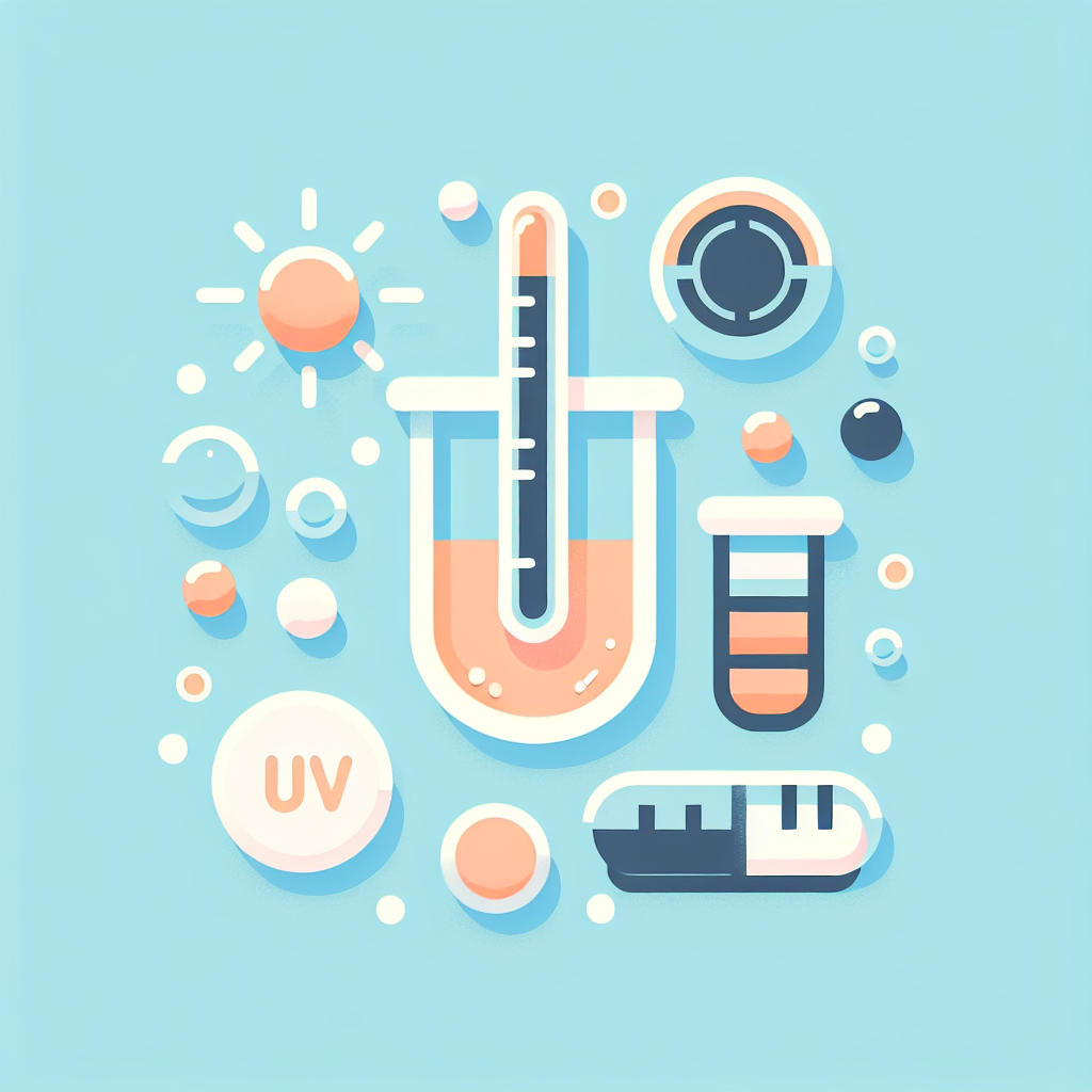 UV 감지 비드를 이용한 자외선 차단율 테스트