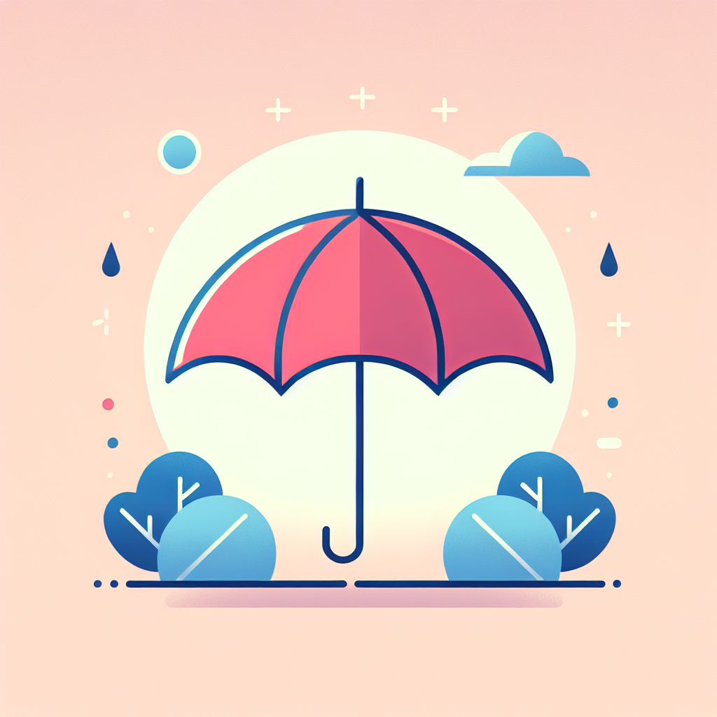 고효율 자외선 차단 양산의 구조